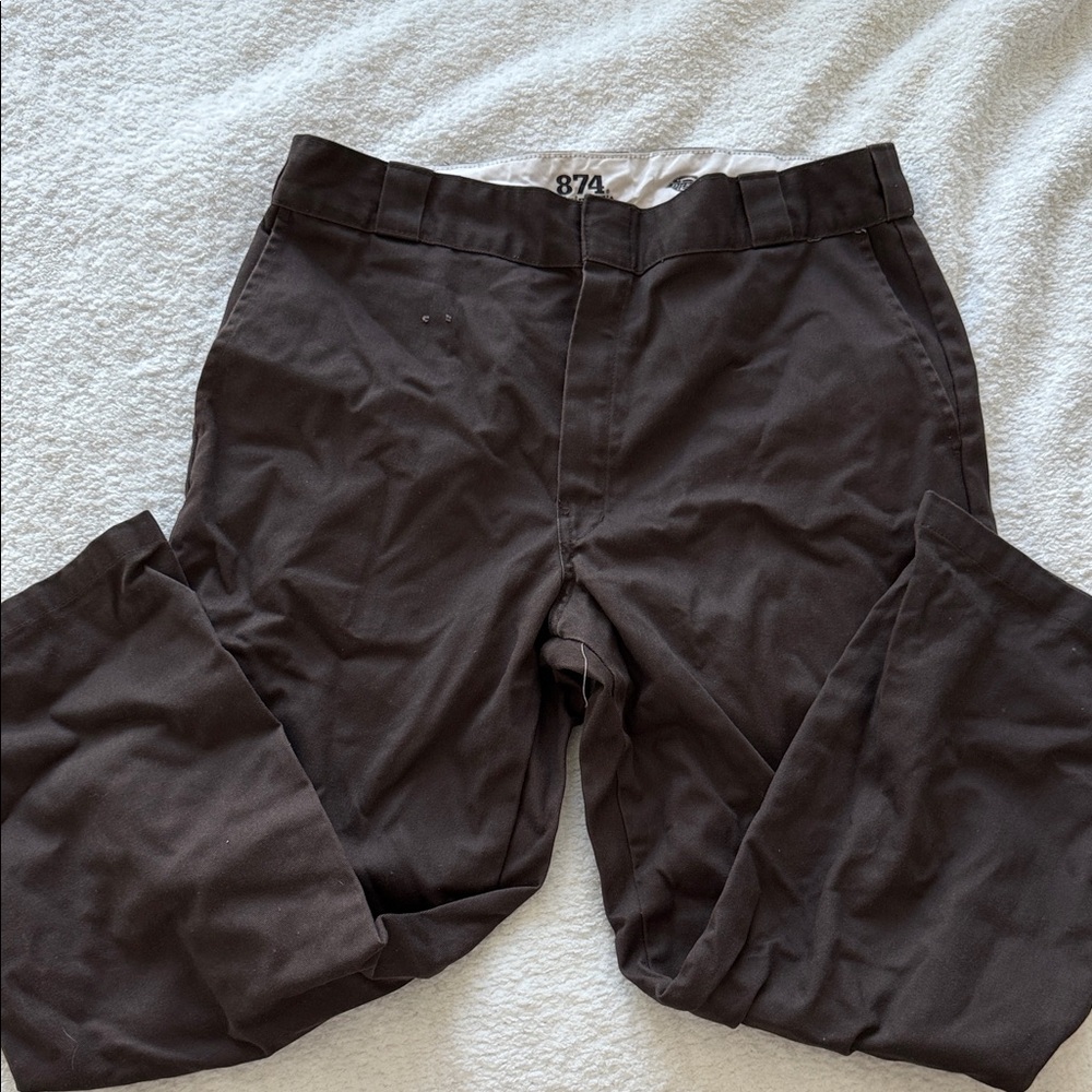 Dickies Men's Chocolate Chinos